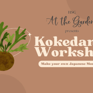 Kokedama Workshop with Emily- Sat 21/5